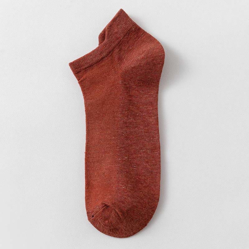Multicolor Loose Cotton Socks(3 Pairs) - 42-48 - Red - image 6