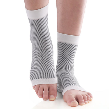 Solid Stripes Arch Support Ankle Brace - White - XL - image 0