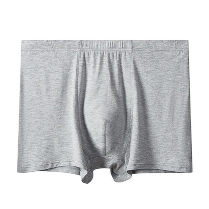 Plus Size High-Waisted Modal Boxer Briefs(1 Pair) - Light Gray - 13XL - image 7