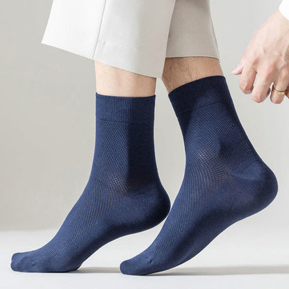 Multicolor Mesh Quarter Socks(5 Pairs) - image 3