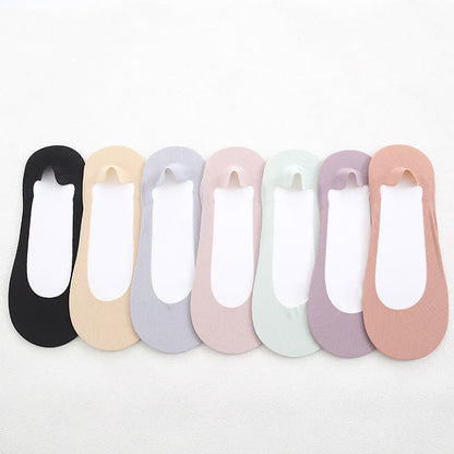 Non-Slip No Show Socks(7 Pairs) - Multicolor - EU40-44(US8.5-12) - image 11