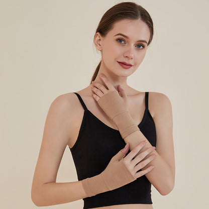 Wrist Support Thumb Guard Muscle Gloves