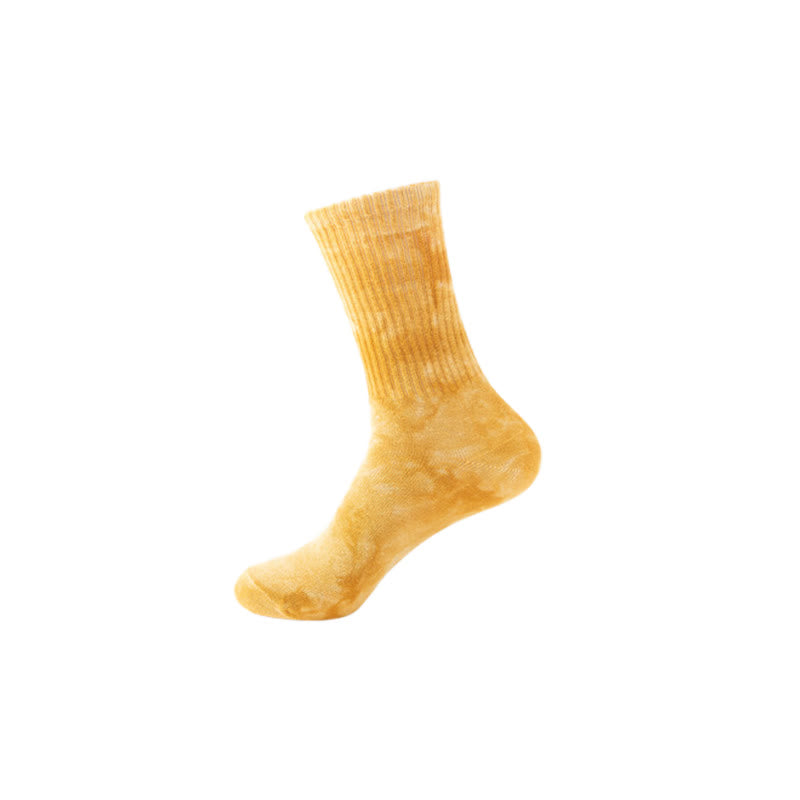 Tie-dye Crew Socks(5 Pairs) - image 15