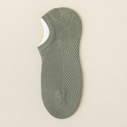 Plus Size Mesh Massage No Show Socks(5 Pairs)