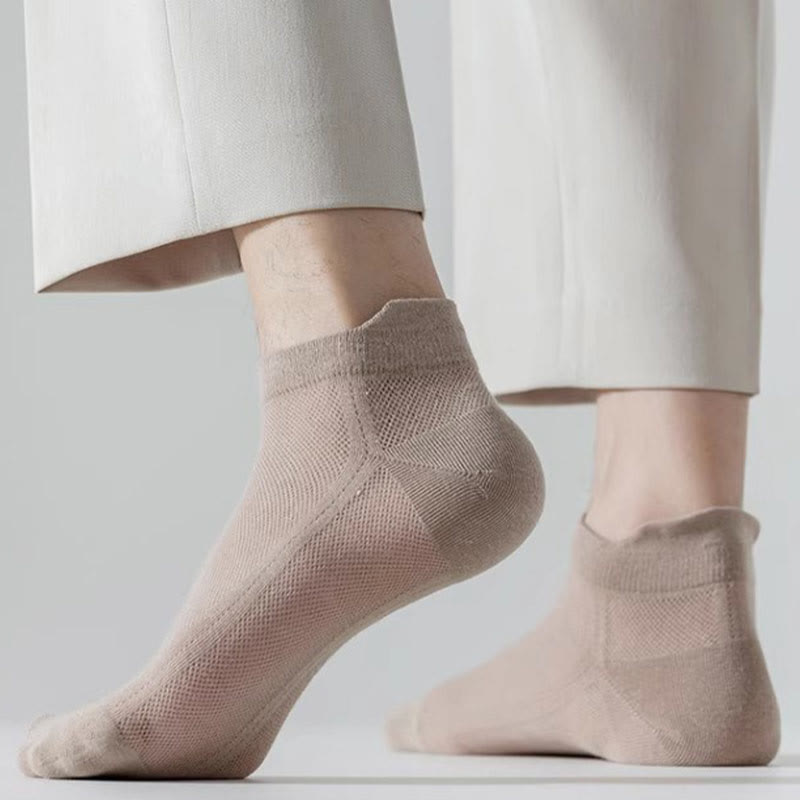 Plus Size Mesh Breathable Ankle Socks(7 Pairs)