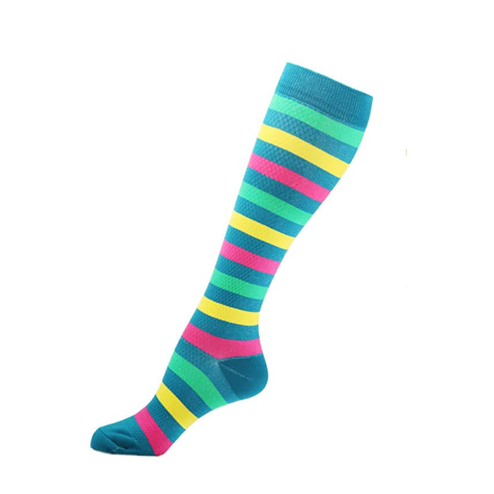 Striped Series Casual Compression Socks(6 Pairs) - image 16