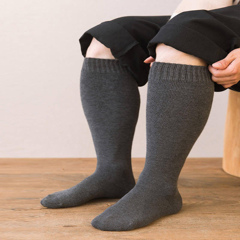 Thickened Thermal Knee High Socks(5 Pairs) - image 1