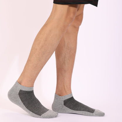 Plus Size Stitching Color Ankle Socks(3 Pairs)
