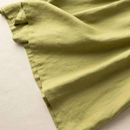Cotton Linen Pocket Midi Dress - image 4