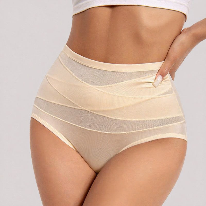 High Waist Sculpting Mesh Panty - image 6
