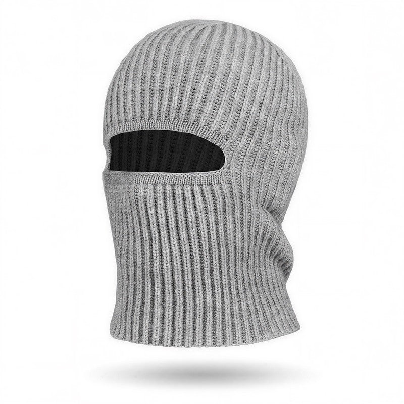 Ribbed Thermal Winter Beanie - Grey - One Size - image 5