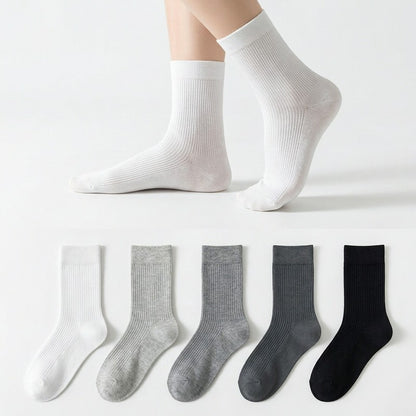 Classic Cotton Blend Quarter  Socks(5 Pairs) - image 0