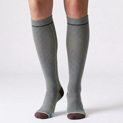 Contrast Stripe Compression Socks(3 Pairs) - image 2