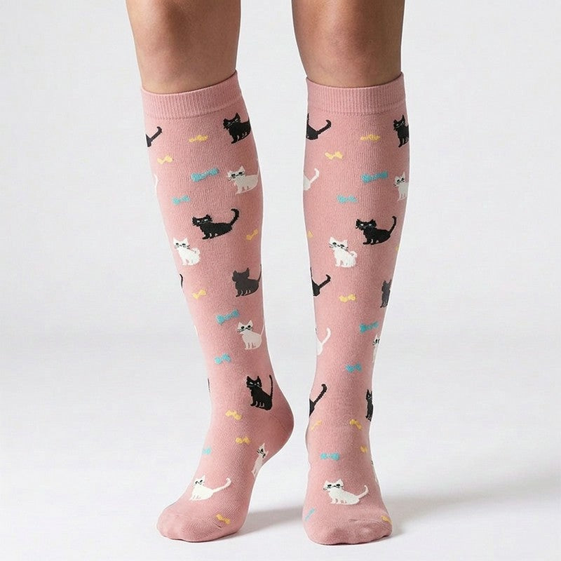 Playful Cat Dog Compression Socks(5 Pairs) - image 4
