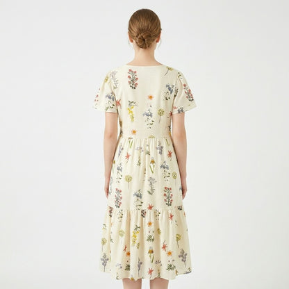 Botanical Button Front Maxi Dress - image 8