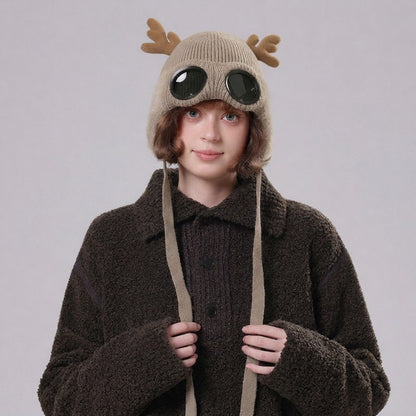 Antler Goggle Aviator Beanie - image 6