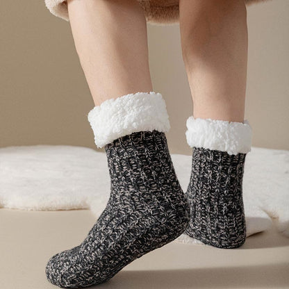 Plus Size Fleece Comfy Thick Slipper Socks(2 Pairs) - image 9