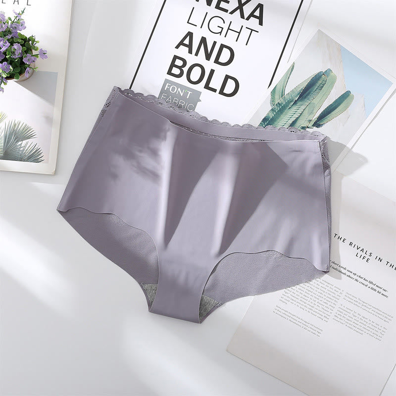 Seamless Panty(3 Packs) - Grey - 3XL - image 5