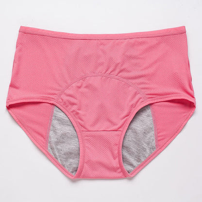 Period Leak Protection Panty(5 Pairs) - Pink - 8XL - image 22