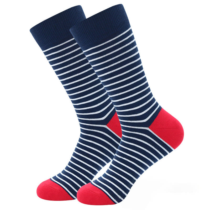 Rudder Pattern Funny Crew Socks(5 Pairs) - image 10