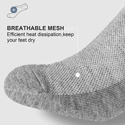 Mesh No Show Socks(3 Pairs) - image 4