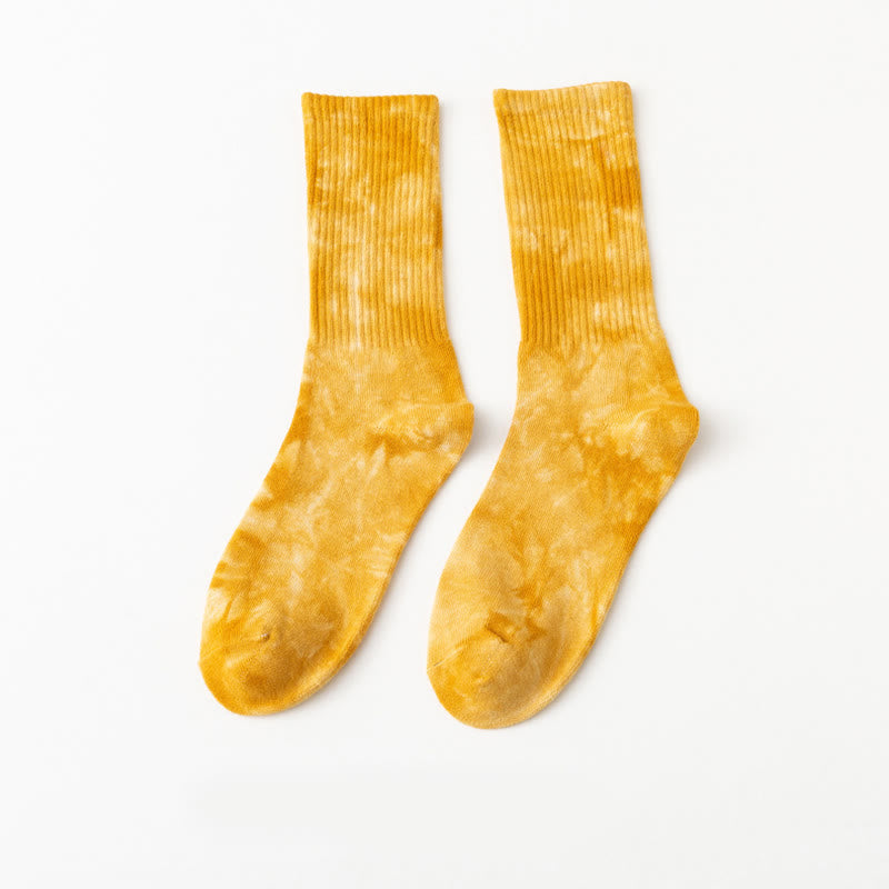 Tie-dye Crew Socks(5 Pairs) - image 10