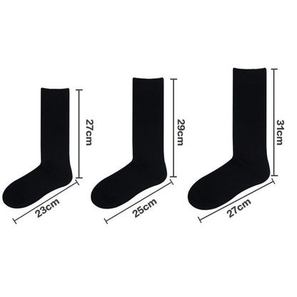 Durable Solid Crew Socks(7 Pairs) - image 4