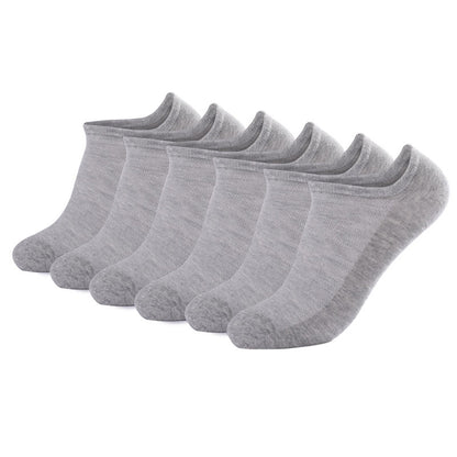 Mesh No Show Socks(3 Pairs) - Grey - EU44-49(US10-14) - image 13