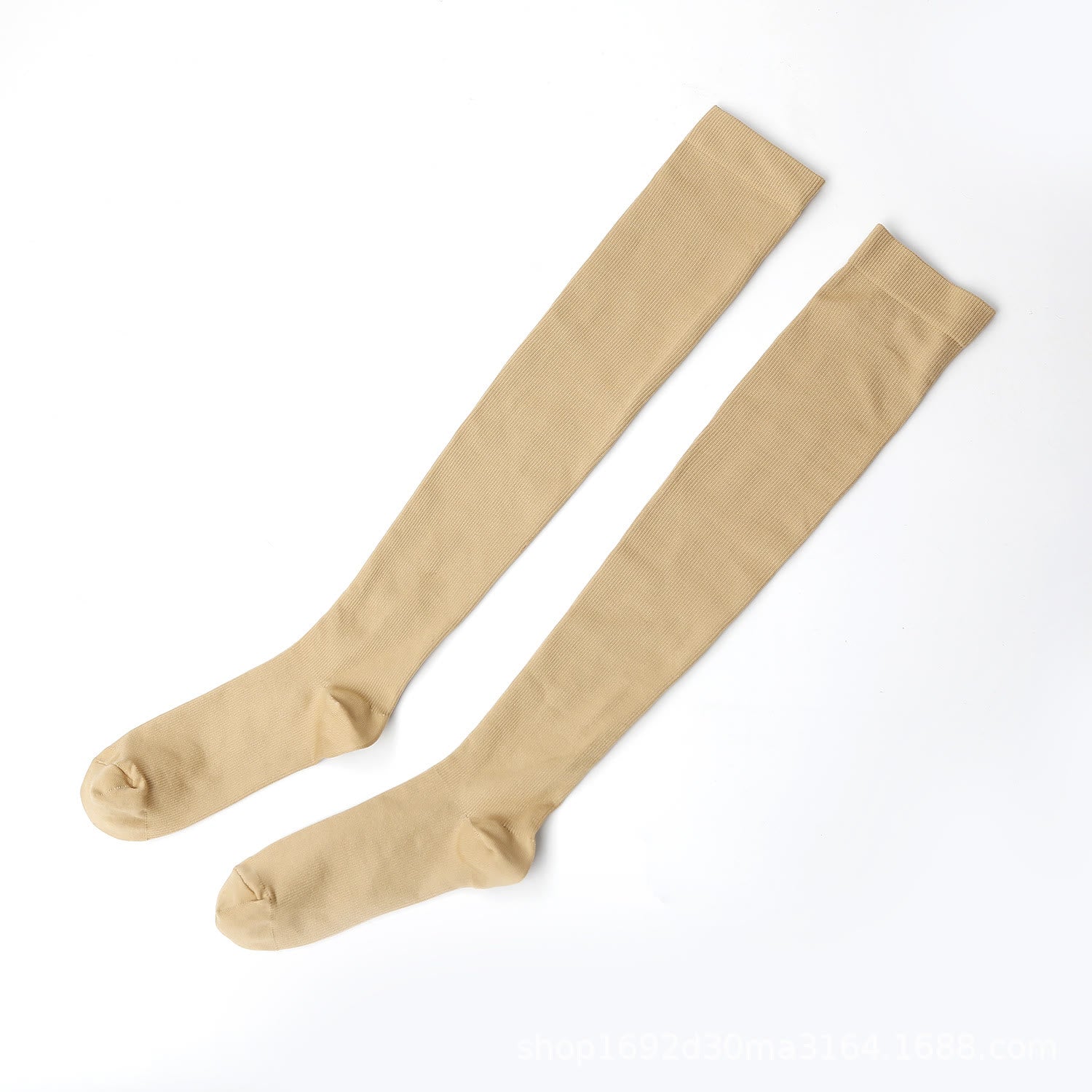 Plus Size Thigh High Elasticity Compression Socks(3 Pairs) - image 4