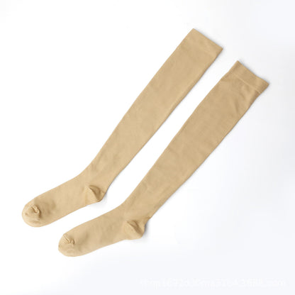 Plus Size Thigh High Elasticity Compression Socks(3 Pairs) - image 4