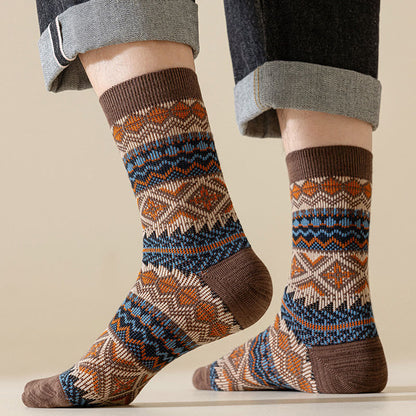 Retro Breathable Quarter Socks(3 Pairs) - image 6