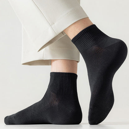 Seamless Mesh Quarter Socks(5 Pairs) - image 10