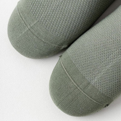 Multicolor Mesh Quarter Socks(5 Pairs) - image 12