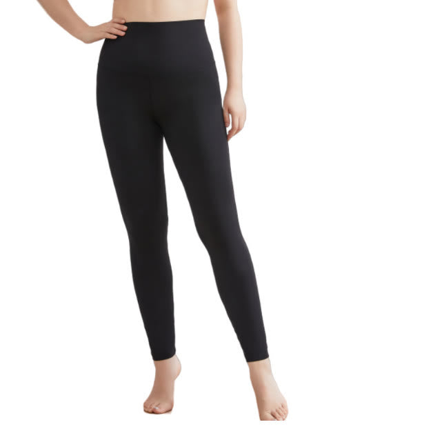 Plus Size Fleece Waist Pantyhose(2 Pairs) - Footless - Black - Fits 99lbs-198lbs - image 11