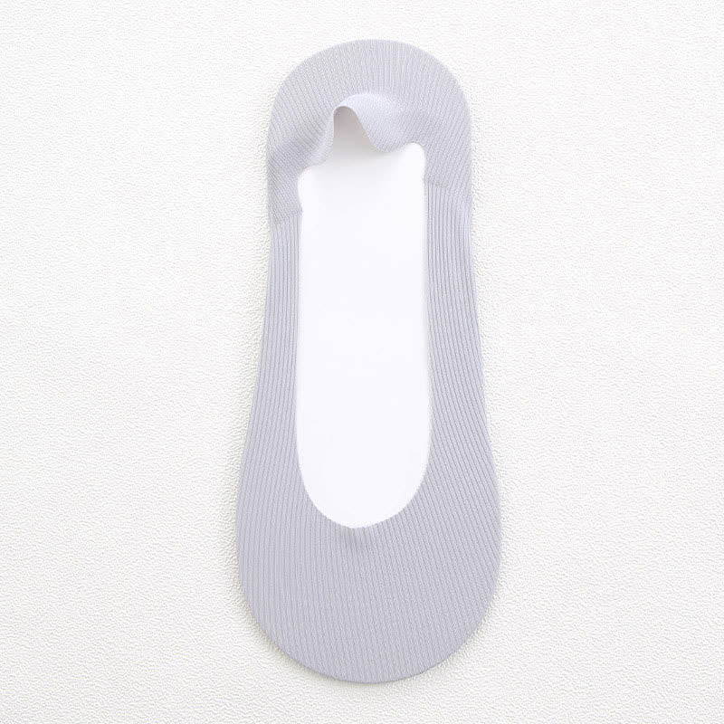Non-Slip No Show Socks(7 Pairs) - Grey - EU40-44(US8.5-12) - image 15
