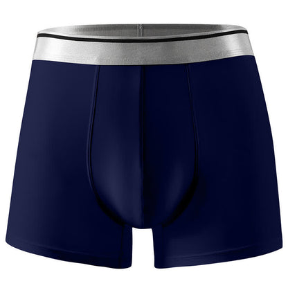 Plus Size Ice Silk Ultra-Thin Briefs(1 Pack) - Royal Blue - 12XL - image 5