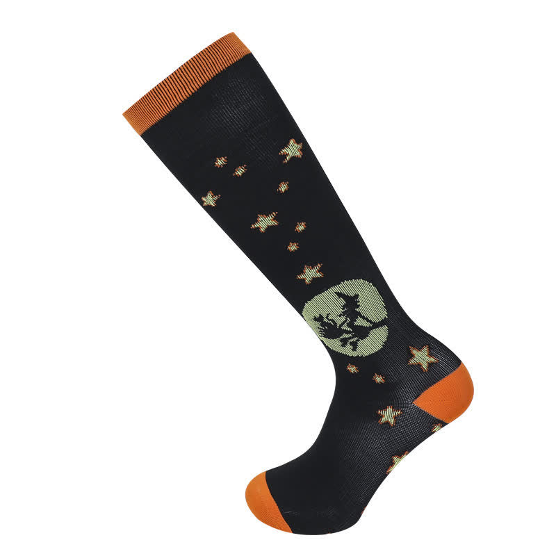  Halloween Holiday Soft Cotton Compression Socks(3 Pairs) - image 6