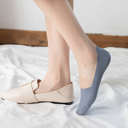 Unisex Deep Mouth Boat Socks(5 Pairs) - image 10