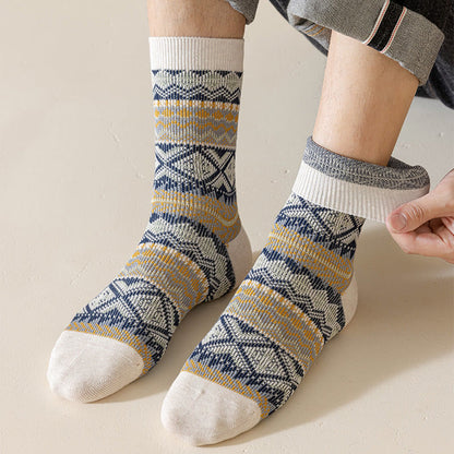 Retro Breathable Quarter Socks(3 Pairs) - image 1