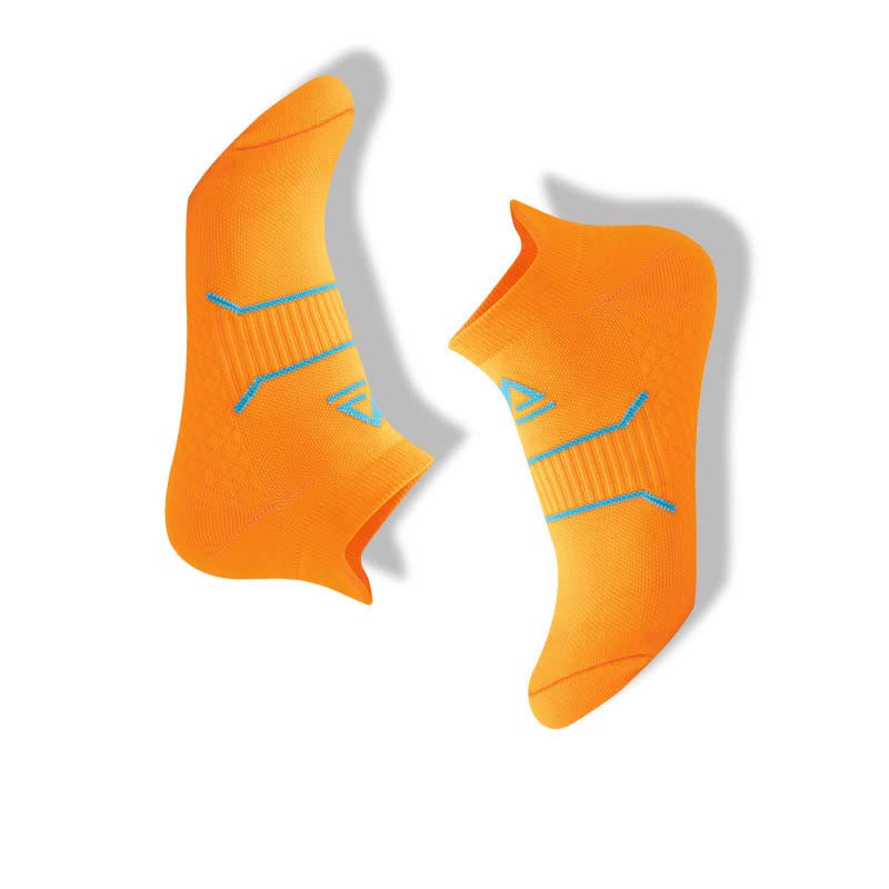 Plus Size Athletic Cushioned Ankle Compression Socks(7 Pairs) - Orange - EU40-45(US 8-12) - image 13