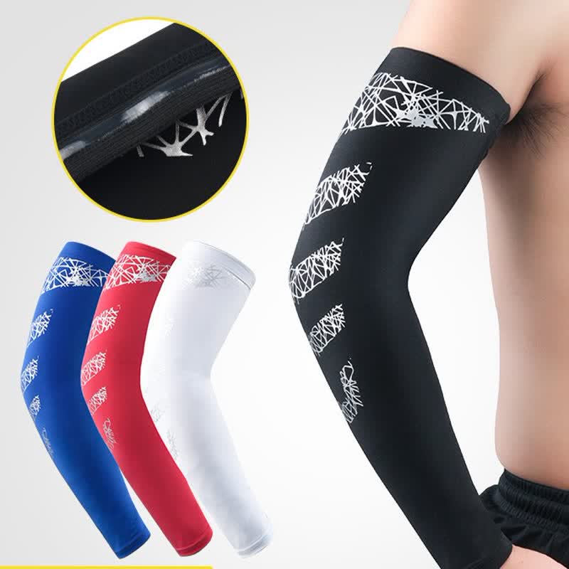 Art Print Sport Compression Arm Sleeves(2 Pairs) - image 1
