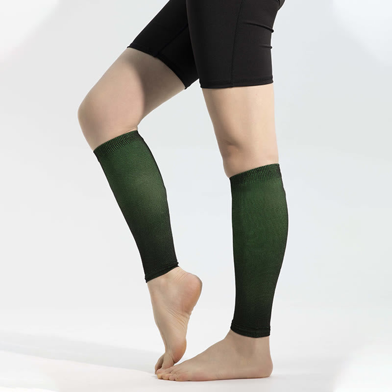 Ice Silk Footless Cool Compression Sleeve Socks Unisex - image 7