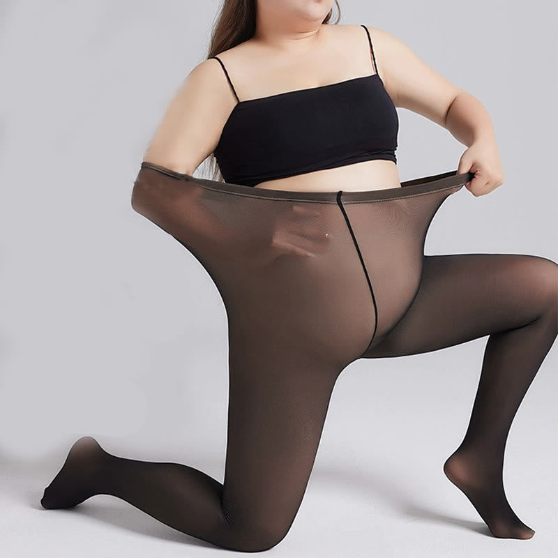 Plus Size High Waist Thick Pantyhose - image 6