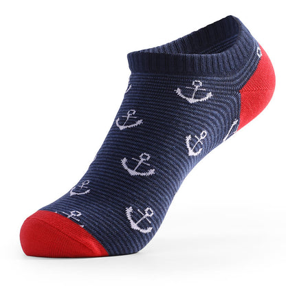 Plus Size Rudder Ankle Socks(5 Pairs)