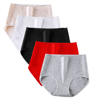 High-Waisted Solid Comfy Panty(4 Packs) - image 1