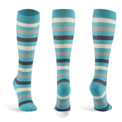 Striped Series Casual Compression Socks(6 Pairs) - image 5