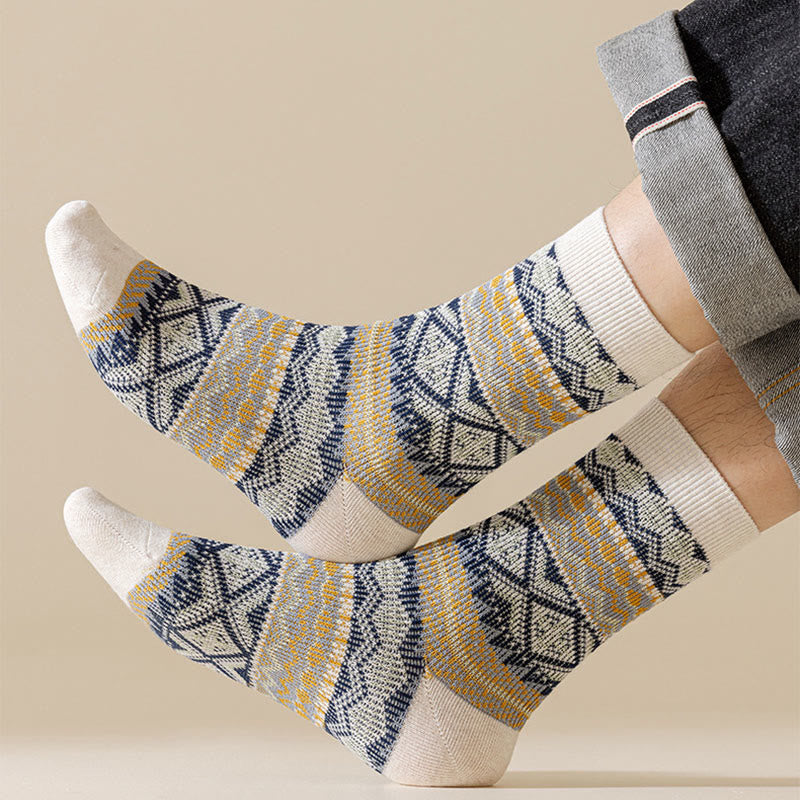 Retro Breathable Quarter Socks(3 Pairs) - image 3