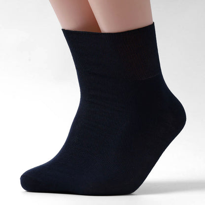Non Binding Quarter Socks Bundle - 45-50 - Navy Blue - 5 Pairs - image 8