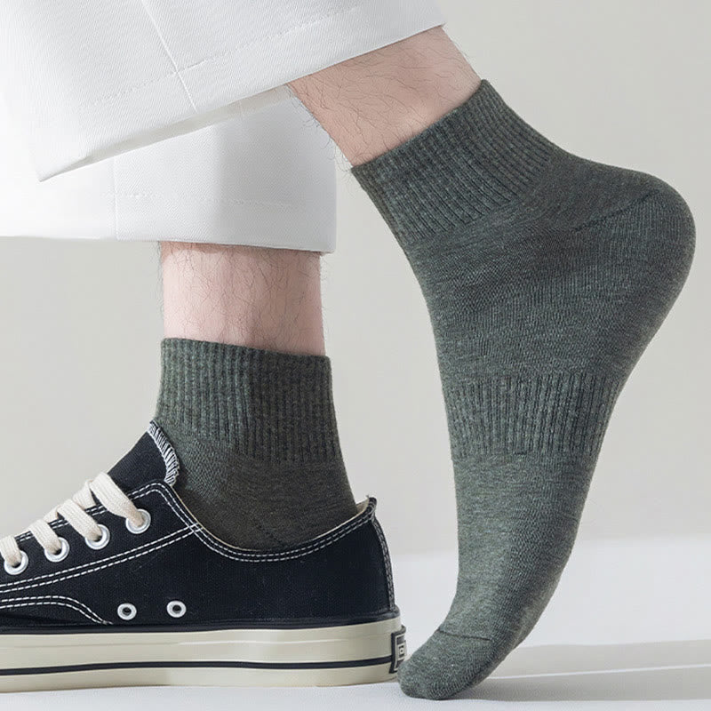 Breathable Soft Cotton Quarter Socks(7 Pairs) - image 2