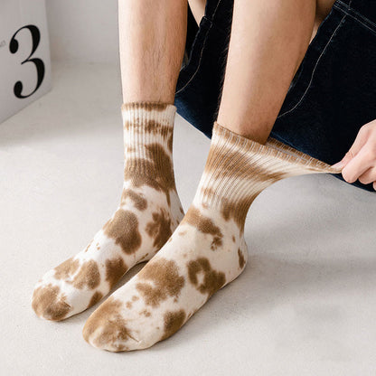 Tie-dye Quarter Socks(5 Pairs) - image 2